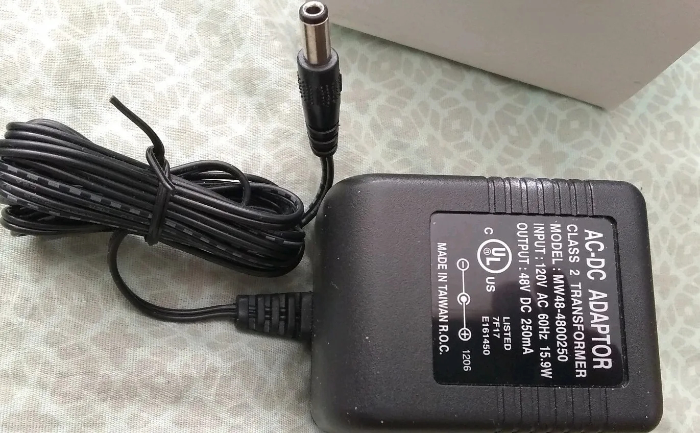 *Brand NEW*48vdc 250Ma AC Adapter Class 2 Transformer MW48-4800250 Power Supply - Click Image to Close